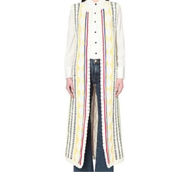 Alice + Olivia Ruby long vest